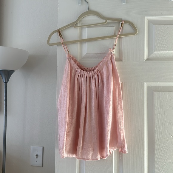 Pink silky top - Picture 2 of 2